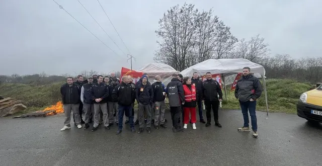photo  un mouvement de grève s’est lancé ce jeudi 29 février 2024.  &copy;  ud cgt 72 