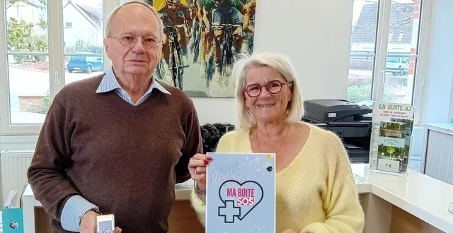 photo  la petite boîte que tient jean-yves legrand dans sa main (3,5 cm x 5 cm x 9 cm) provient de l’entreprise mpo plastic d’aizenay en vendée, elle sera gratuite pour les palvinéens qui le souhaitent.  &copy;  le maine libre 