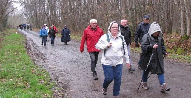 photo  des marcheurs sur les sentiers baugeois  &copy;  archives co 