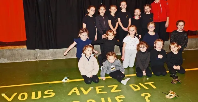 photo  les filles étaient enthousiastes à l’idée de se produire devant leur famille.  &copy;  ouest-france 