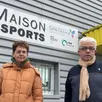 photo la présidente de la nouvelle association sport, loisir, détente, catherine osmont, et le maire, philippe bigot, préparent la rencontre du 13 mars 2024.