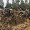 photo  le grand refuge organise une course dans la boue, dimanche 31 mars 2024, à pervenchères. 