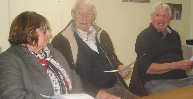 photo  maryse cordey, jean feuillet et frank feuillet.  &copy;  ouest-france 