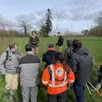 photo perrine prével, technicienne conseil bocage et agroforesterie, a donné une formation sur la taille des haies ce 27 février 2024 à pointel (orne).