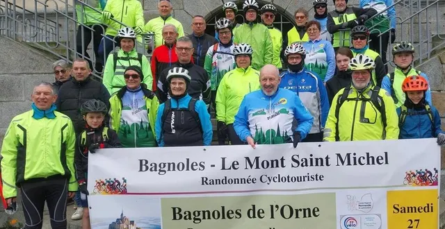 photo  une trentaine de cyclotouristes d’andaine a participé à la première sortie de la saison sur la route des crêtes.  &copy;  ouest-france 