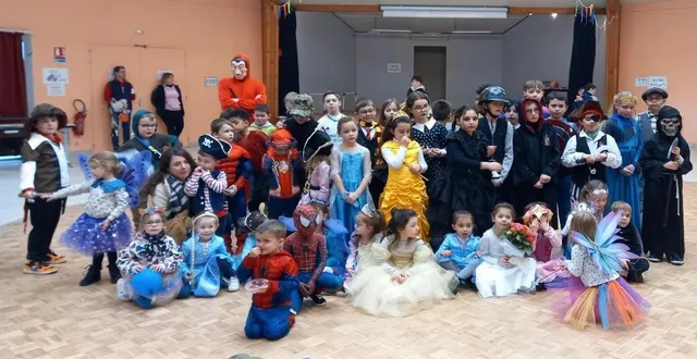 photo  plus de 60 enfants ont participé au carnaval.  &copy;  le maine libre 