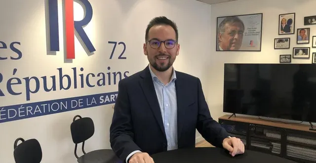 photo  clément coulon, président de la fédération lr de la sarthe, depuis novembre 2023.  &copy;  le maine libre 