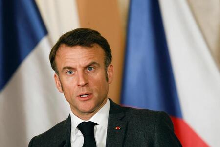 photo Emmanuel Macron lors d’une conférence de presse, à Prague, en République tchèque, le 5 mars 2024. Photo d’illustration. David W Cerny/REUTERS 