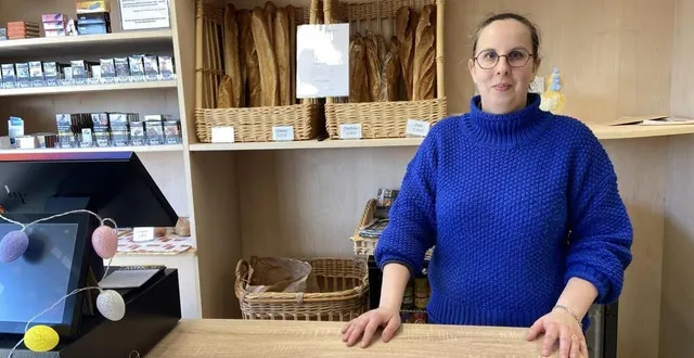 photo  cécile richard, 36 ans, est la nouvelle gérante du multiservices de villaines-la-gonais.  &copy;  le maine libre 