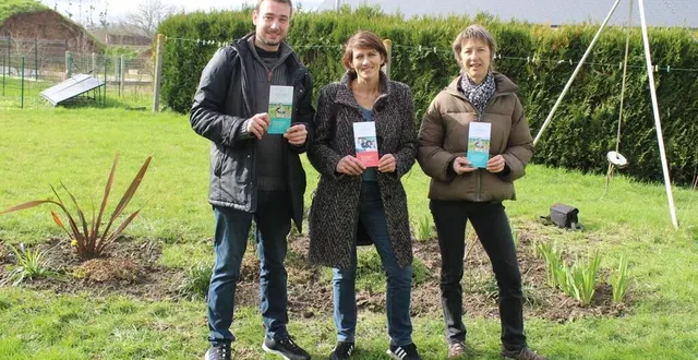 photo  baptiste coulon, sandra molton et christèle dinomais.  &copy;  ouest-france 