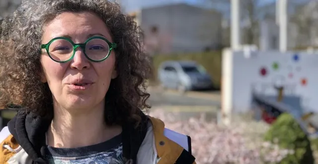 photo  audrey hautcoeur, secrétaire cgt à l’epsm de la sarthe, à allonnes, attend une réponse politique forte.  &copy;  photo le maine libre 