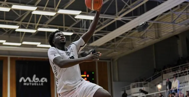 photo  boukhary cissoko, meilleur marqueur rennais avec 16 points.  &copy;  jocelyne régent 