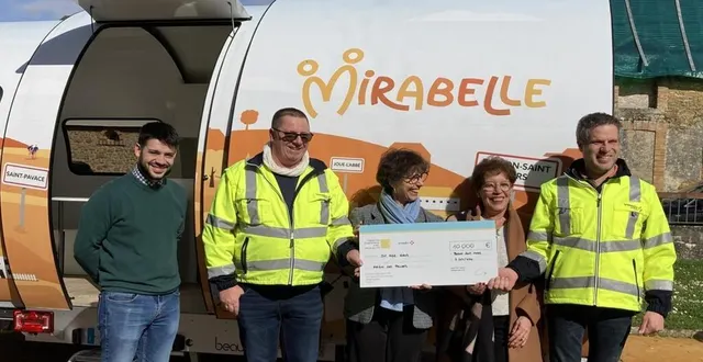 photo  la fondation vinci a fait un don de 10 000 € pour soutenir le projet mirabelle.  &copy;  ouest-france 