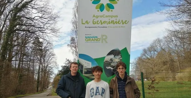 photo  nicolas pottier, pol burgaud et gaspard brochard.   &copy;  le maine libre 
