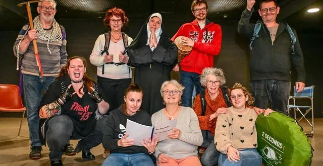 photo  à voivres-lès-le-mans, la troupe de théâtre amateur, les voivr’rires, attire près de 800 spectateurs chaque année.  &copy;  le maine libre – yvon loué 