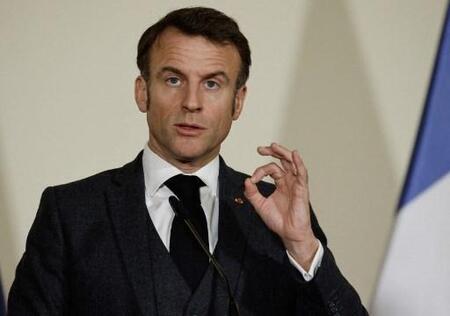 photo Le président de la République, Emmanuel Macron, à Prague, le 5 mars 2024. LUDOVIC MARIN / AFP 