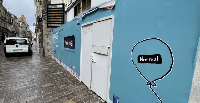 photo  installé à la place de la joie d’alençon, au 2-6 rue aux sieurs, le magasin normal devrait ouvrir ses portes vendredi 10 mai 2024.  &copy;  ouest-france 