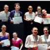 photo  les lauréats du concours régional de danse. 