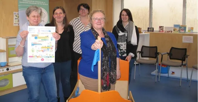 photo  sonia moinet vice-présidente 4cps est venue remercier les responsables investies dans la préparation de la semaine.  &copy;  le maine libre 