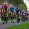photo  un peloton fort de 80 coureurs a participé à cette édition du grand prix de la ville de sablé-sur-sarthe, dimanche 17 mars 2024. 
