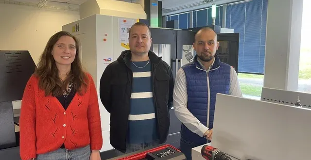 photo  mathilde boulent, professeure de matières générales ; sébastien martin, maître professionnel et mehdi hadj-romdhane, chef de projet de l’école de production industrielle de l’épifa61.  &copy;  ouest-france 