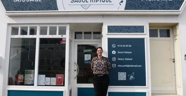 photo  élise petit a ouvert son salon au 13 place pierre-belon à cérans-foulletourte.  &copy;  le maine libre 