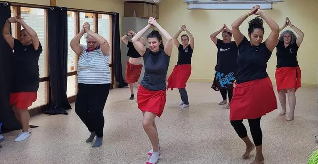 photo  l’un des groupes de danseuses lors des répétitions  &copy;  fetia pao no tahiti 