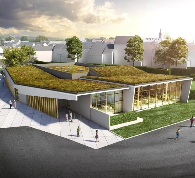 photo le collège léo-delibes de fresnay-sur-sarthe va bénéficier d’un nouveau lieu de restauration qui sera reconstruit.  ©  cabinet delaroux