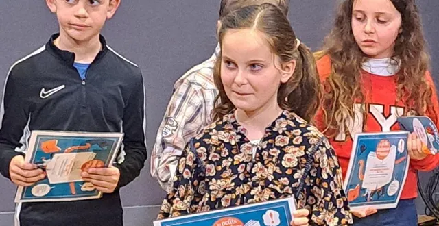 photo  la lauréate de la 12e édition des petits champions de la lecture, rebecca dromain.  &copy;  pierrettte formet 