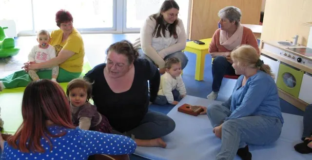 photo  un joli moment musical pour les tout-petits.  &copy;  le maine libre 