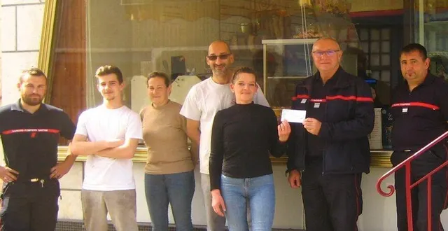 photo  aux délices de courdemanche reverse une belle récolte à l’association odp.  &copy;  le maine libre. 