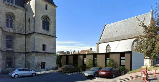 photo  la maquette du projet d’extension du tribunal judiciaire d’argentan.  &copy;  loïc droval architecte 