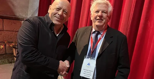 photo  thierry marx, l’un des plus célèbres chefs cuisiniers français, également président de l’umih national, était l’invité de marque de la section de l’orne, au haras du pin, lundi 25 mars.  &copy;  ouest-france 