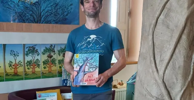 photo  frédéric gaboyer propose aux jeunes tout un programme autour de l’arbre, source d’inspiration de nombreux auteurs.  &copy;  le maine libre 