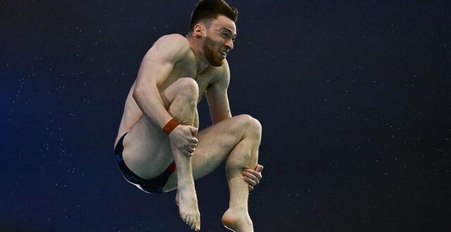 photo  matthew lee, champion olympique britannique de plongeon synchronisé, ne pourra pas défendre son titre aux jo de paris. 