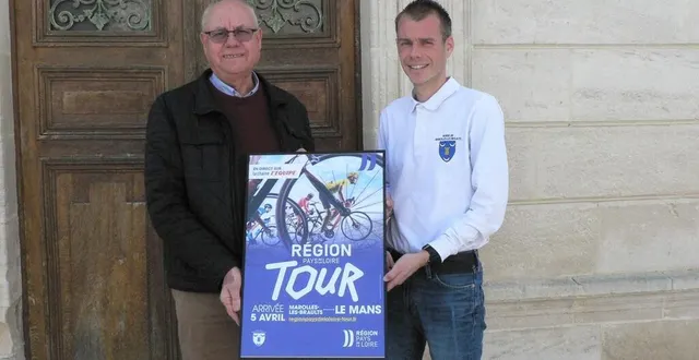 photo  francis belluau, maire, et jonathan cholet, directeur général des services, sont fiers d’accueillir cette course internationale à marolles-les-braults.  &copy;  ouest-france 