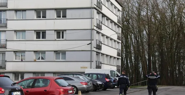 photo  dès 6 h du matin, les gendarmes ont mené des perquisitions dans le quartier de la madeleine, à l’aigle, le 12 février 2024. le résultat de dix mois d’enquête.  &copy;  archives ouest-france 