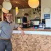 photo  christophe le bouc est aux commandes du restaurant l’index. 