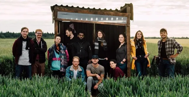 photo  l’équipe du tournage du court-métrage « morituri », de léo lebesgue. l’un des quatre courts-métrages primés, présenté lors du premier festival de courts-métrages ce vendredi soir à la citadelle des anges.  &copy;  facebook morituri 