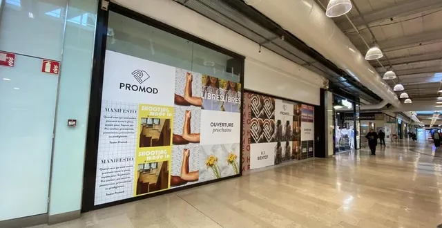 photo  l’enseigne promod va s’installer ce mois d’avril dans la galerie aushopping.  &copy;  aushopping 