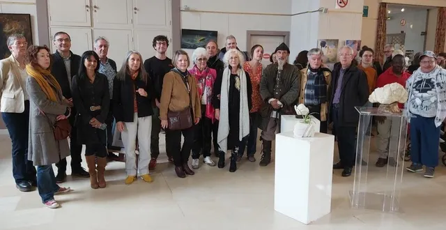 photo  les artistes qui exposeront leurs œuvres au caveau des récollets réunis.  &copy;  le maine libre 