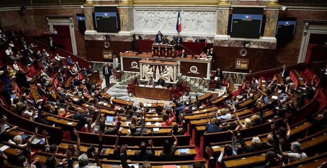 photo  l’assemblée nationale, le 22 août 2022 à paris. 