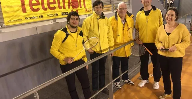 photo  à montfort-le-gesnois, un tournoi de badminton était organisé en décembre dernier pour récolter des dons.  &copy;  le maine libre 