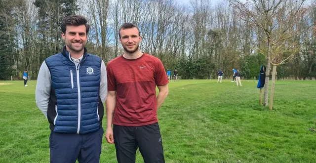 photo  vladimir miraton, directeur du golf et damien paris, coach sportif.  &copy;  ouest-france 