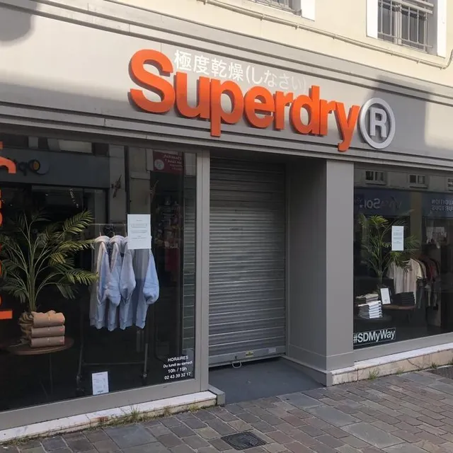 photo superdry était présent rue des minimes dans le centre-ville du mans depuis mai 2018.  ©  le maine libre