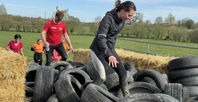photo  la galogadou s’est déroulée ce dimanche 31 mars 2024 à pervenchères, dans l’orne.  &copy;  ouest-france 