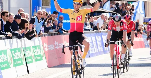 photo  deuxième l’an passé, fredrik dversnes (uno-x mobility) sera l’un des favoris à la victoire finale sur le région pays de la loire tour 2024  &copy;  photo : dominique breugnot / ouest-france 