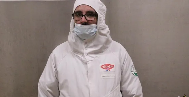 photo  aurélien wents georget est conducteur de ligne chez ldc au département des produits élaborés.  &copy;  le maine libre 