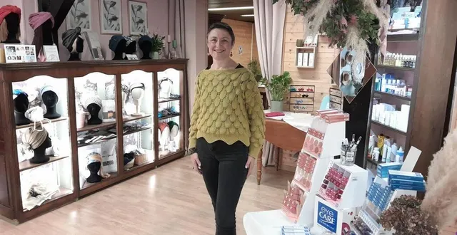 photo  mireille robin-lemoine a créé mes hirond’elles pour les femmes touchées par le cancer et leurs proches.  &copy;  ouest-france 