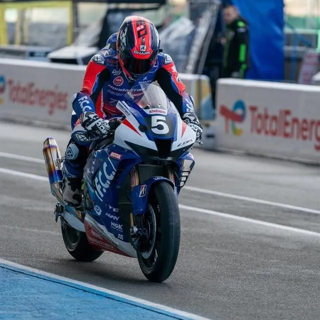 photo la honda officielle signe le 5e temps.  ©  arnaud despelchain